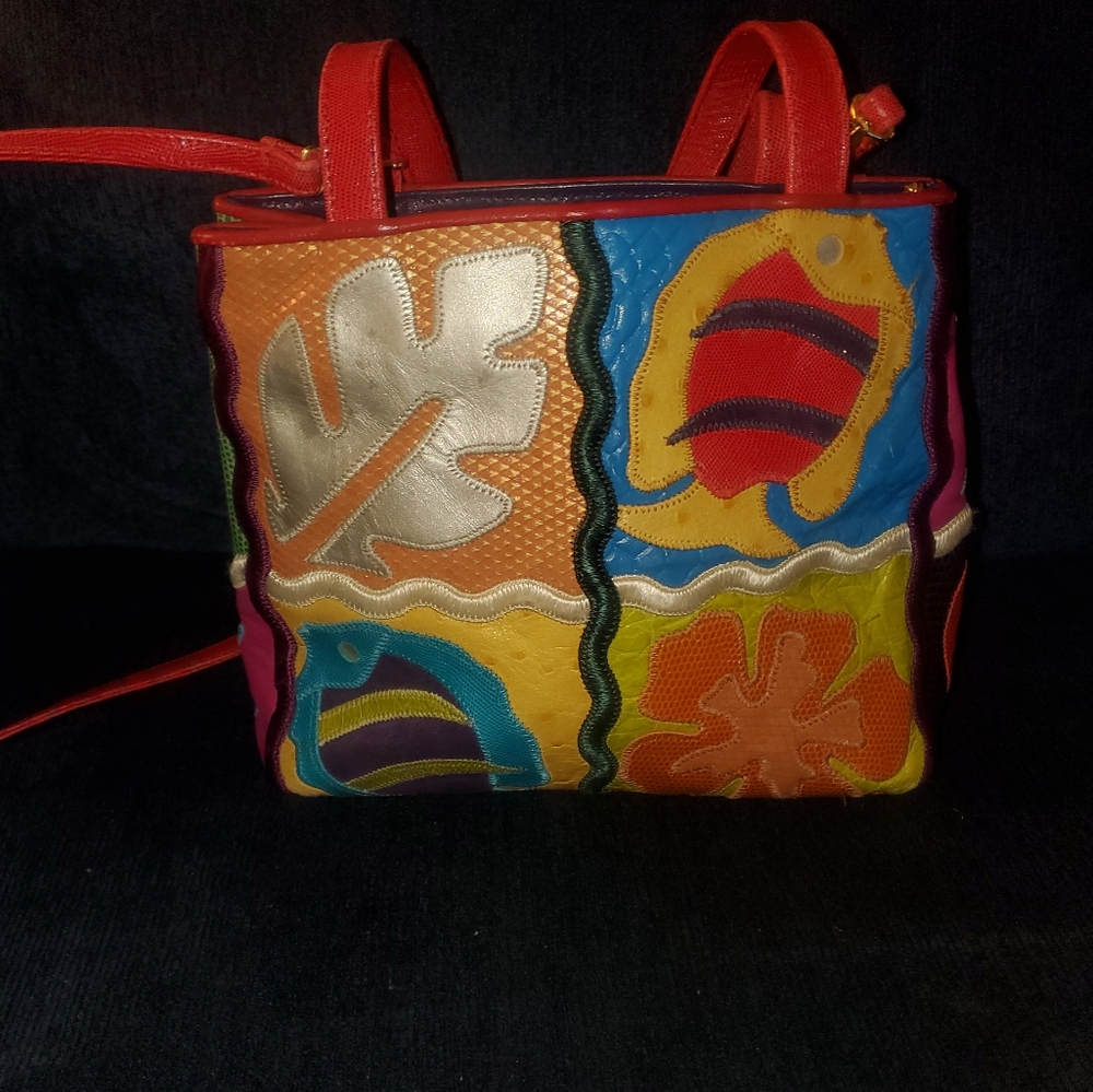 Sharif Multicolor Patchwork Crossbody Bag